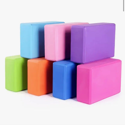BLOCCHI YOGA 💕  Set di 2 supporti Blocchi Yoga Antiscivolo