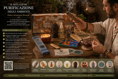 RITUALE DI PURIFICAZIONE ENERGETICA 🌀 Kit completo per il benessere dei tuoi spazi