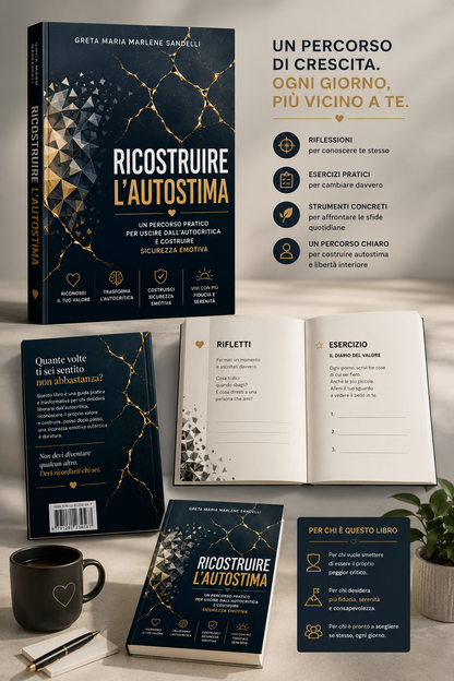 RICOSTRUIRE L’AUTOSTIMA 📖 Ebook di Crescita Personale e Self-Love