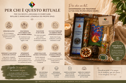 RITUALE DI PURIFICAZIONE ENERGETICA 🌀 Kit completo per il benessere dei tuoi spazi