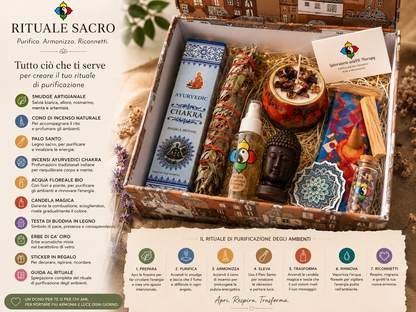 RITUALE DI PURIFICAZIONE ENERGETICA 🌀 Kit completo per il benessere dei tuoi spazi