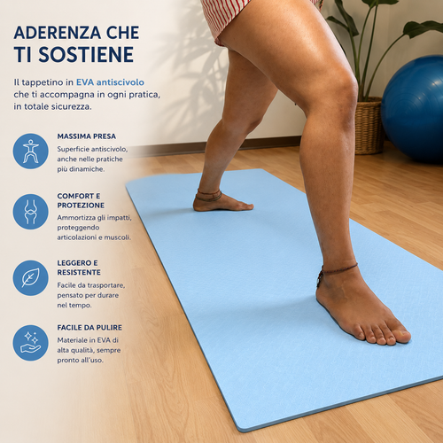 YOGA MAT 🌊 Tappetino zen antiscivolo