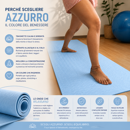 YOGA MAT 🌊 Tappetino zen antiscivolo